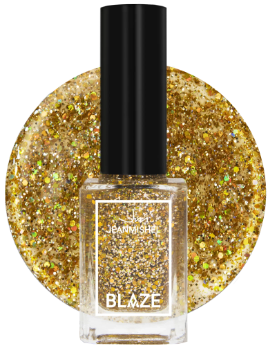 JEANMISHEL лак д/ногтей с блестками blaze тон 401 12мл